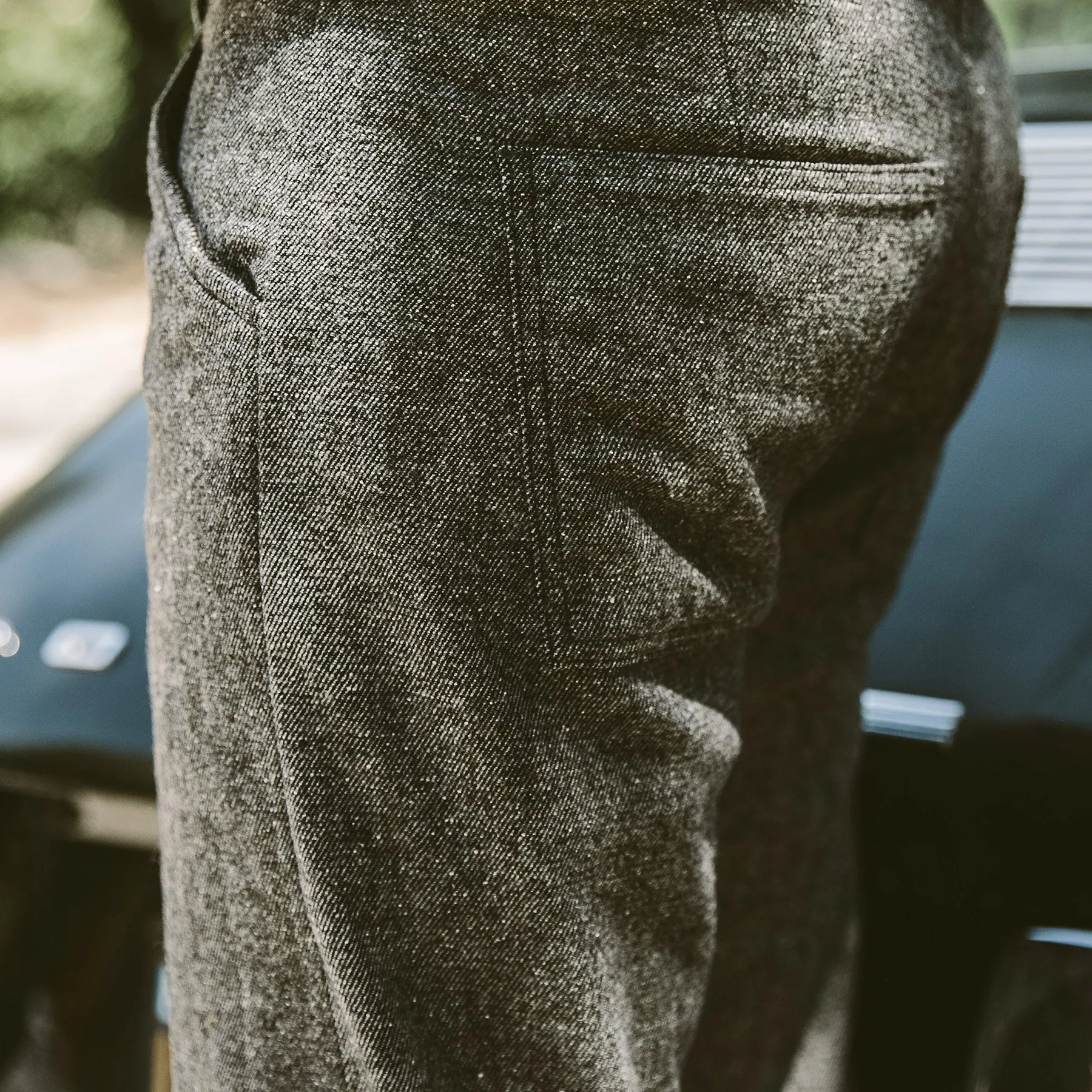 The Camp Pant in Charcoal Donegal
