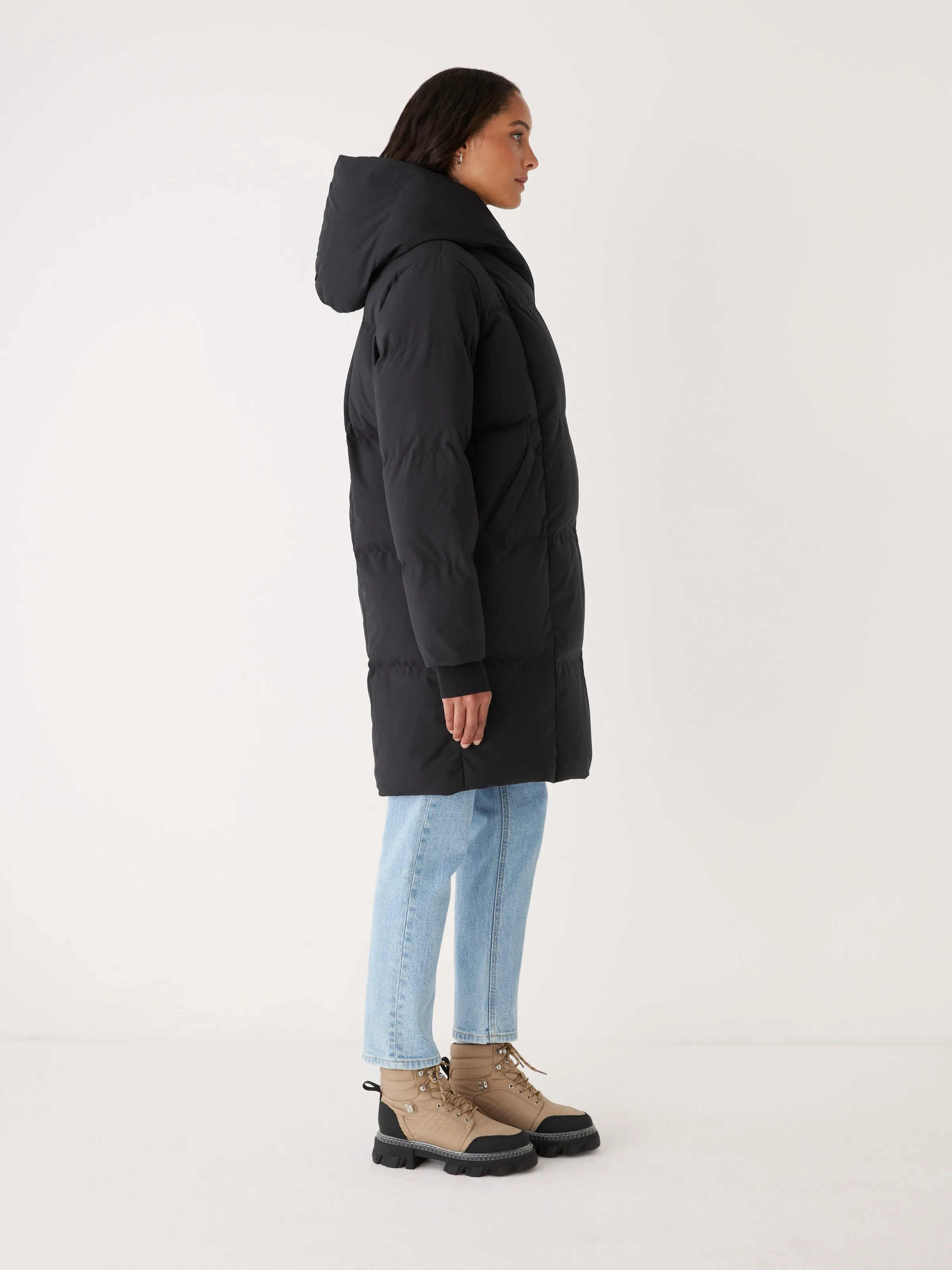 Cozy Hygge Puffer Coat in Classic Black