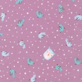 Winter Days Mauve Birds