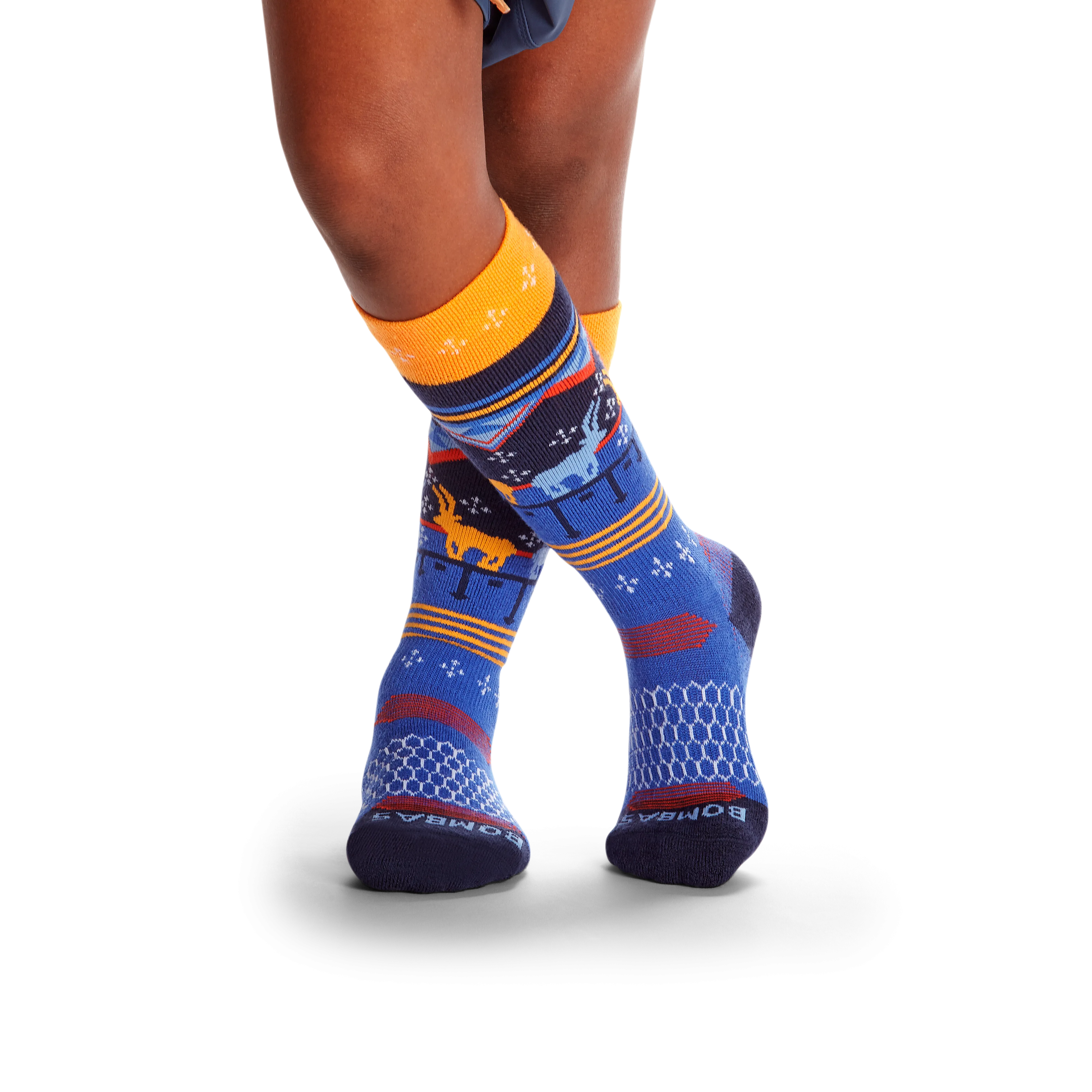 Youth Mid-Cushion Merino Wool Blend Ski & Snowboard Sock 3-Pack