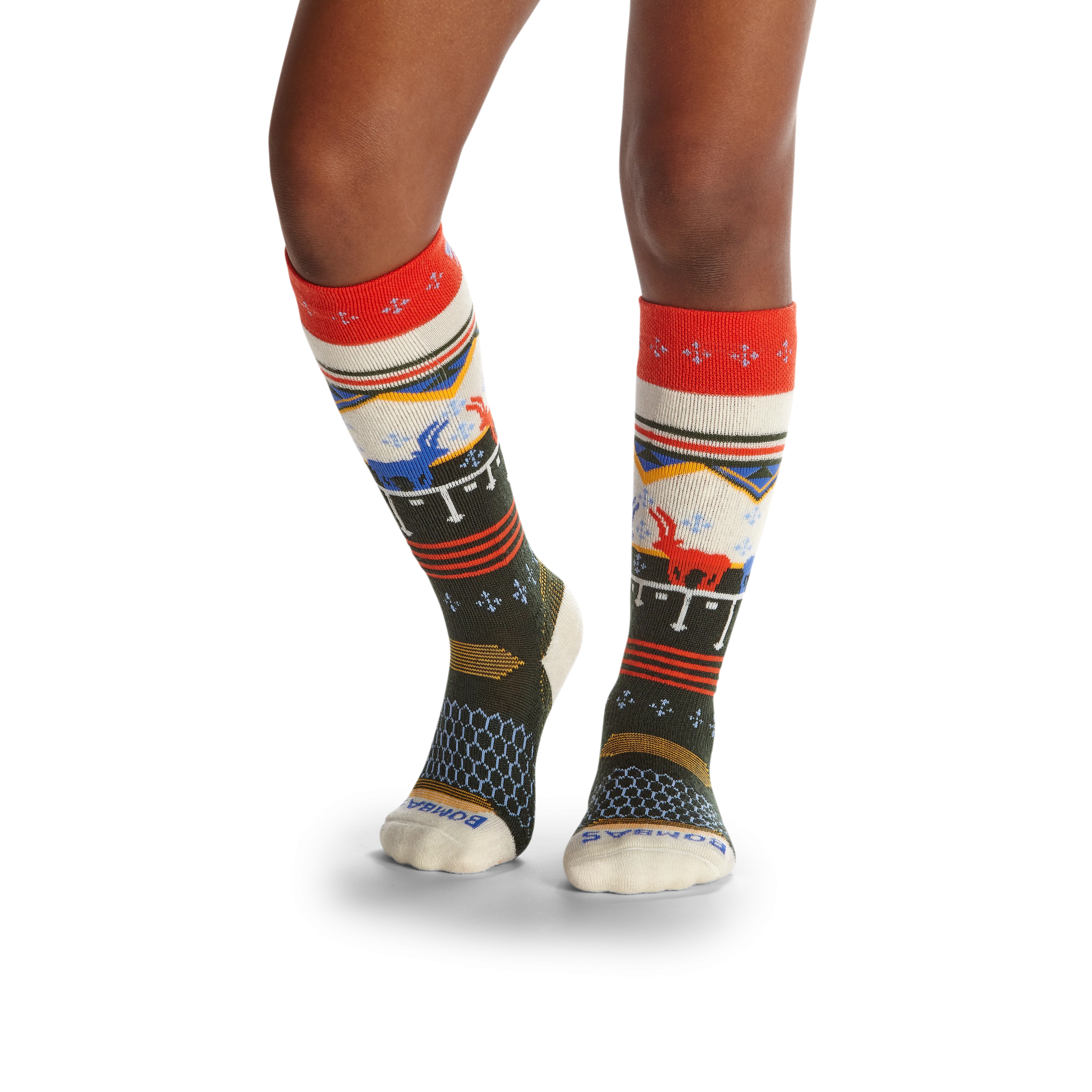 Youth Mid-Cushion Merino Wool Blend Ski & Snowboard Sock 3-Pack