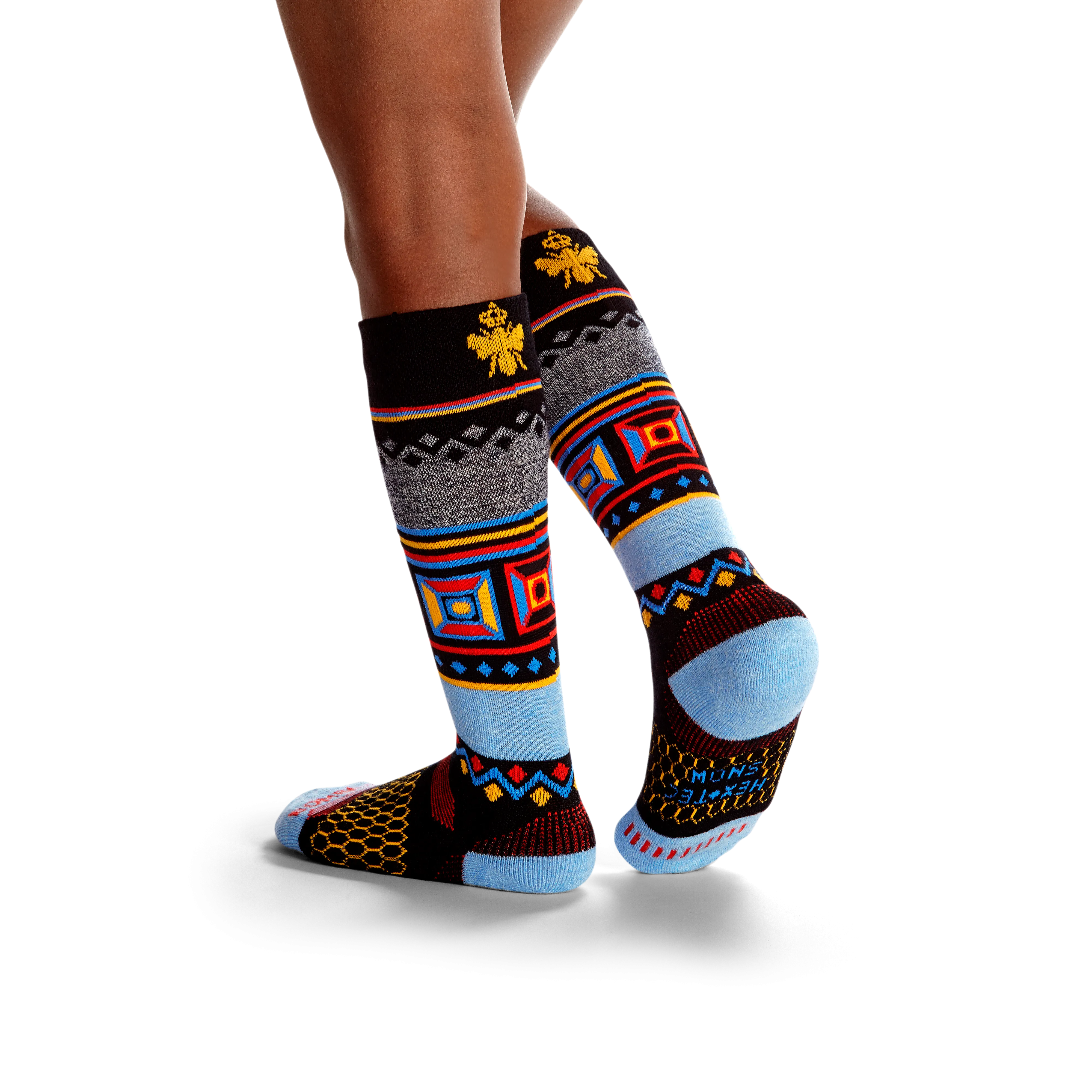 Youth Mid-Cushion Merino Wool Blend Ski & Snowboard Sock 3-Pack