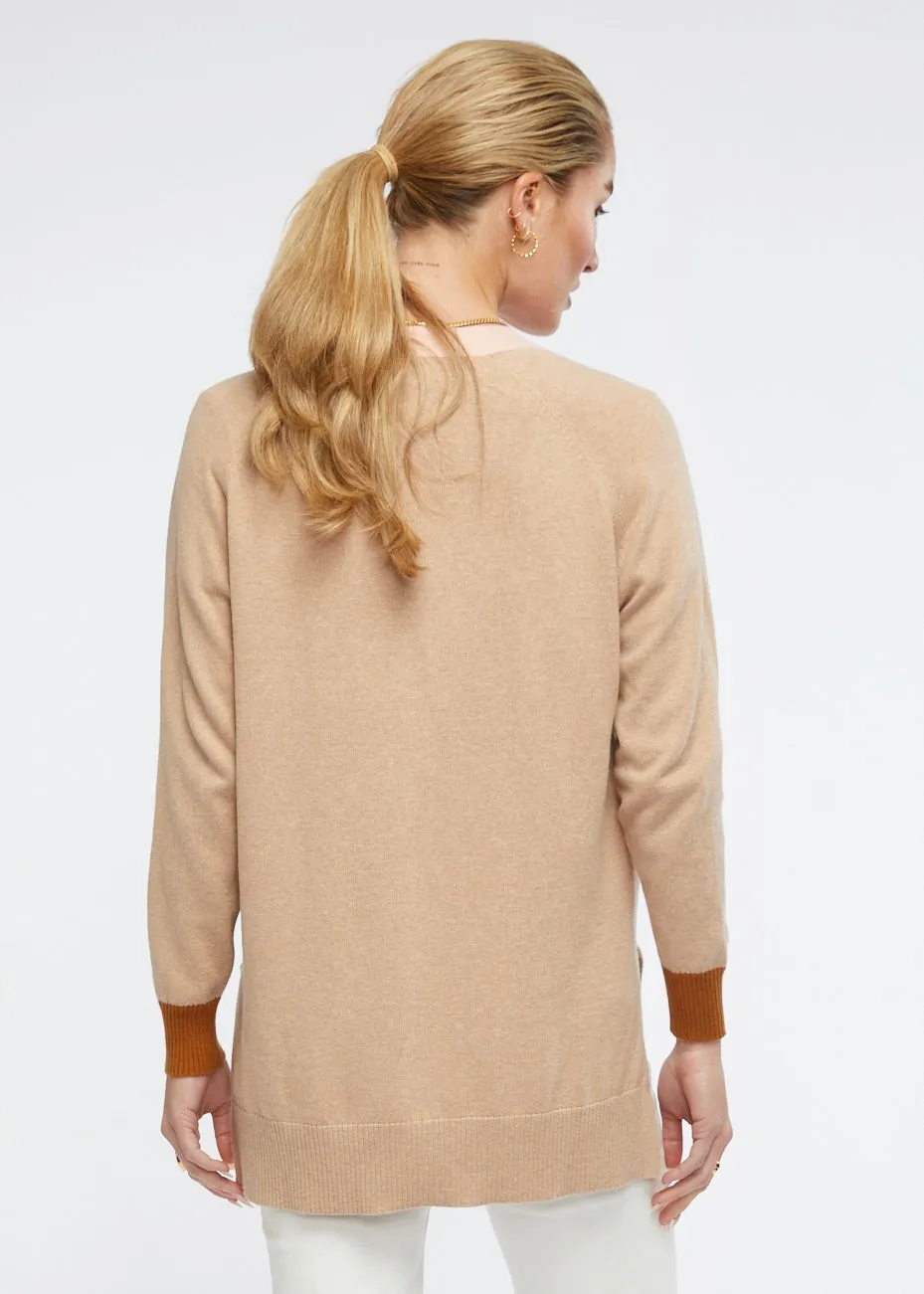 Zaket & Plover - Collage Cardi - Beige